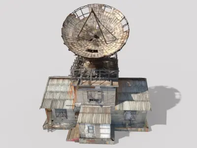 Abandoned Radar Station 3D model