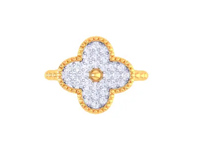 Women Ring Render 3dm STL OBJ FBX Details  3D print model 4