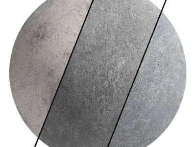 Cement Materials 2 - By 3 color Pbr By Sbsar 4k Texture