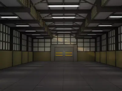 Warehouse  interior  3D model