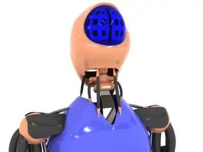 Humanoid Robot 3D model get