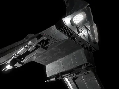 Star wars Shuttle - Krennic Rogue One 3D model