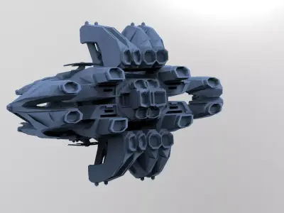 Solar powered Ship speeder 7 3D model