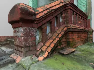 Entrance to the house 3D model