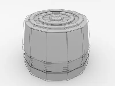 Strobe Light 3D model