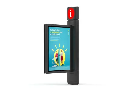 Digital Billboard 3D model