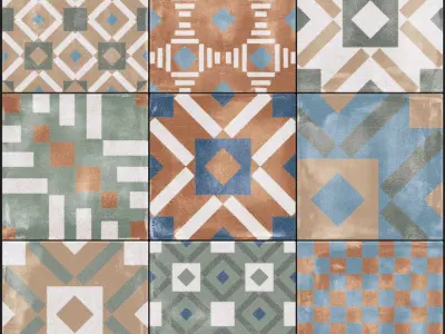 ABK Play Labyrinth Mix Multicolor Set 1 3D model