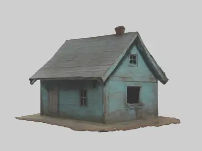 Creepyshack Model 1 Low-poly 3D model