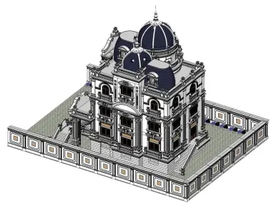 Sketchup 1007 house architecture 3D model
