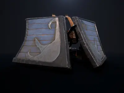 Next generation crossbow Low-poly 3D model