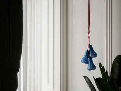 KAYANS Pendants by Plumen Chandelier 3D model