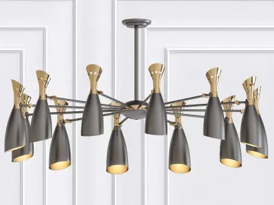 Duke chandelier 3D model purchase