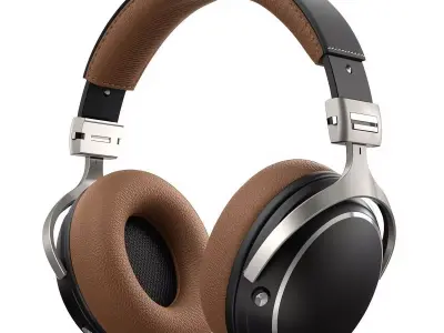 Professional Studio OverEar Headphones 3D Model 3D model