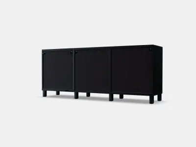 BESTA Storage combination with doors 47 Low-poly 3D model