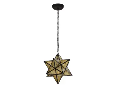Stella Metal Pendant Low-poly 3D model