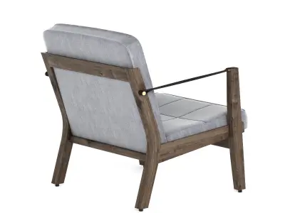 NERI and  HU 781 Capo Lounge Chair 3D model