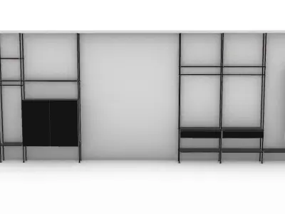 Wardrobe Light frame 3D model