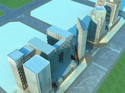 Cityscape 3 3D model