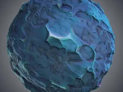 Stylized Alunar materials Texture