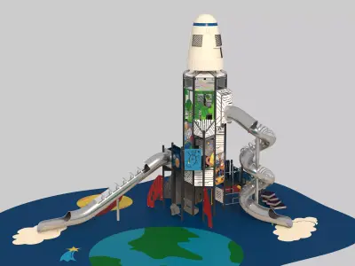 Playground for children 3D model