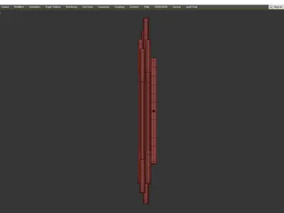 Org Wall Sconce Low-poly 3D model