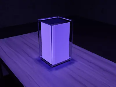 Lamp Model led table on table 3D model