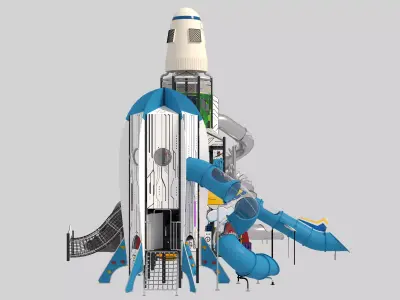 Playground for children 05 3D model