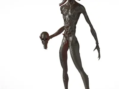 Swampstalk Abomination Creature Miniature 3D print model