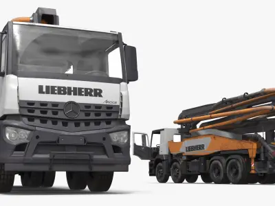  Mercedes Liebherr Concrete Pump Dirty Simplified 