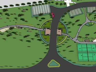 Landscape 3d park 3D model