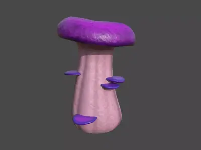 Fantasy Mushroom F11 Realistic - Scene Backdrop Design Low-poly 3D model