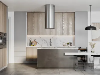 Kitchen 04 3D model buy