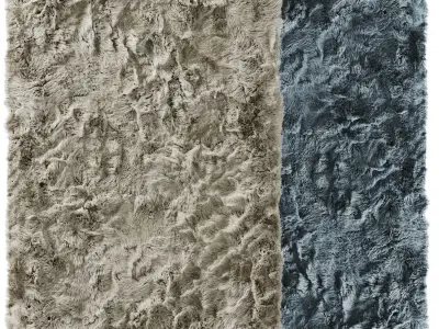 Ocean Shag Collection Safavieh 2 colors 3D model