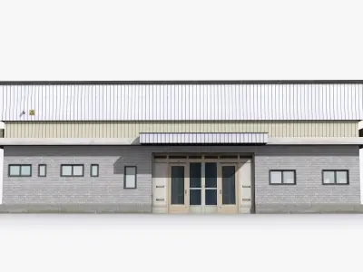 Factory x14 Low-poly 3D model purchase