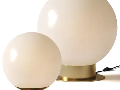 Mitchel Table Lamp - West Elm 3D model