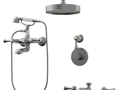 Zucchetti Kos Taps Set 3D model