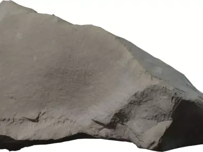 Realistic Limestone Rock 3D Model  Low-poly 3D model