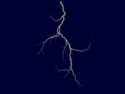 Realistic Lightnings Bundle 04 - 5 pack CA