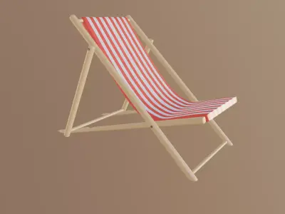 Beach Chair 3D model