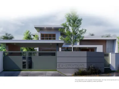 modern house 3D model 33