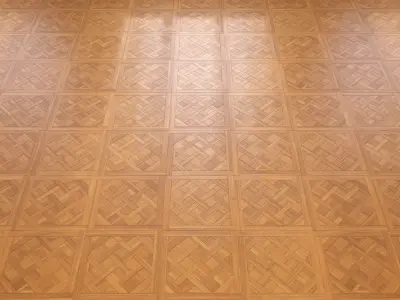 Parquet - Laminate - Wooden floor 6 in 1 3D model