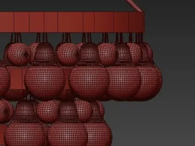 Bling Large Chandelier by Robert Abbey 3D model