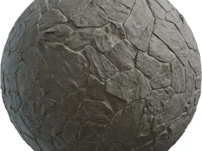 Natural Flagstone Floor Paving Texture