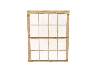 Single Hung Window 3D model