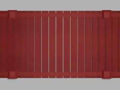 Wooden Bridge Free 3D print model