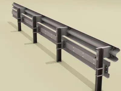 Guardrail bikers-saver 3D model