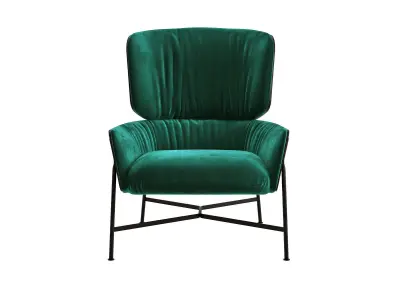 Caristo High Back Armchair 3D model