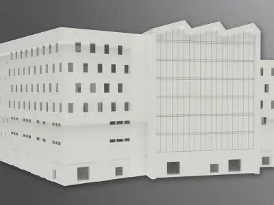 Bradford College Bradford West Yorkshire England 3D model
