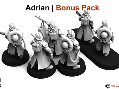 Valour Korps - Shock Infantry Heavy Weapons 3D print model