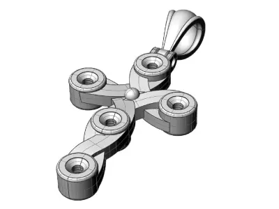 Orthodox cross  cnc model  or 3D print model